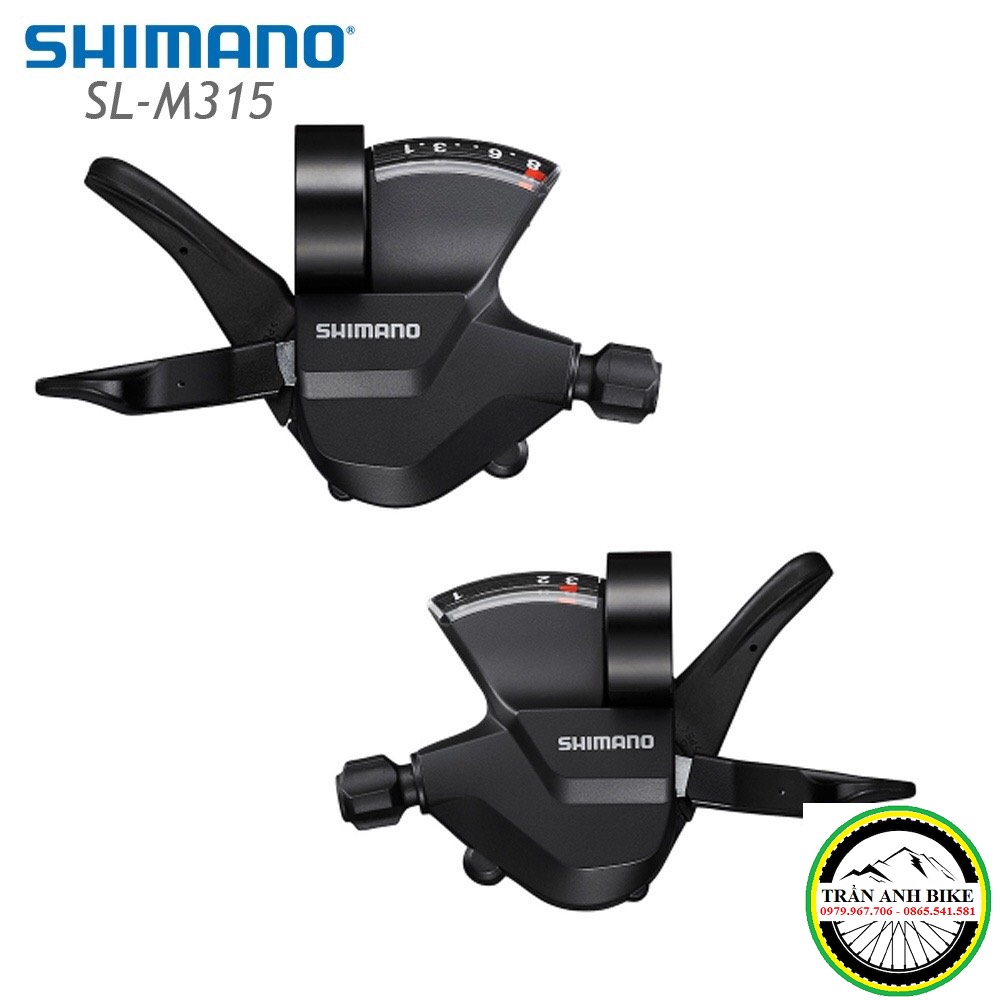 Tay đề bấm xả xe đạp SHIMANO SL M315 3x7S / 3x8S / 2x7S / 2x8S - Hàng Chính Hãng