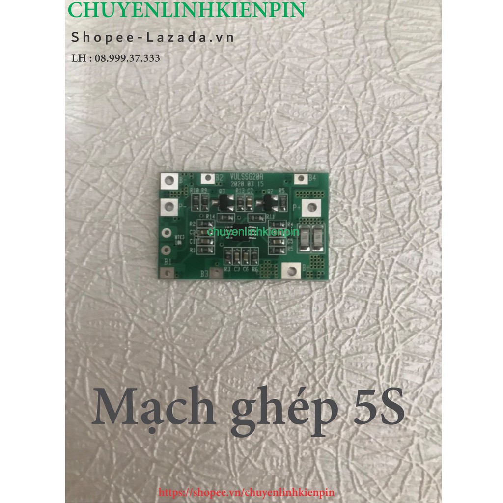 Mạch ghép sạc cân bằng 5s mẫu mới ( BL64_96 )