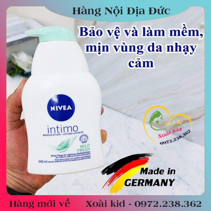 [auth] [Chính Hãng ĐỦ BILL] DUNG DỊCH VỆ SINH PHỤ NỮ NIVEA ĐỨC 250ML [Hot]