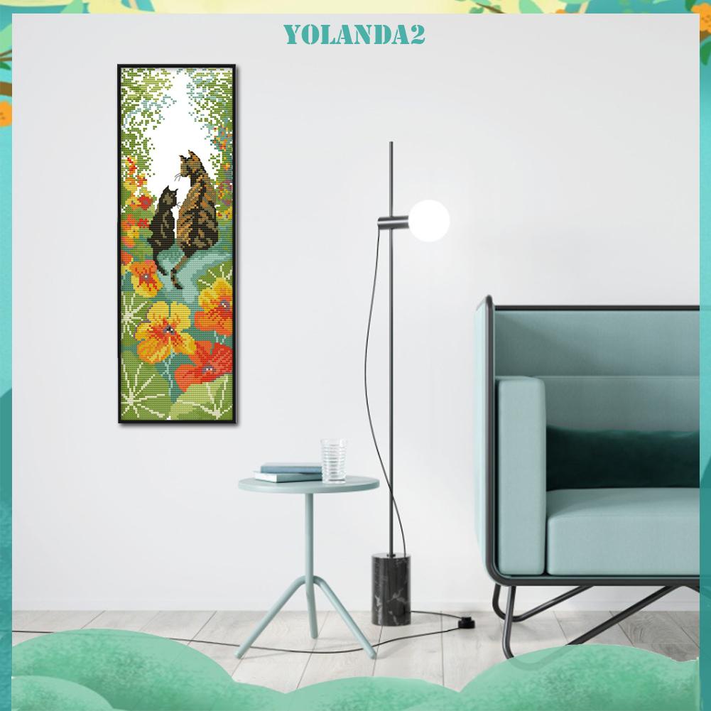 Bộ 14 Tranh Thêu Chữ Thập Họa Tiết Độc Đáo Trang Trí Tường