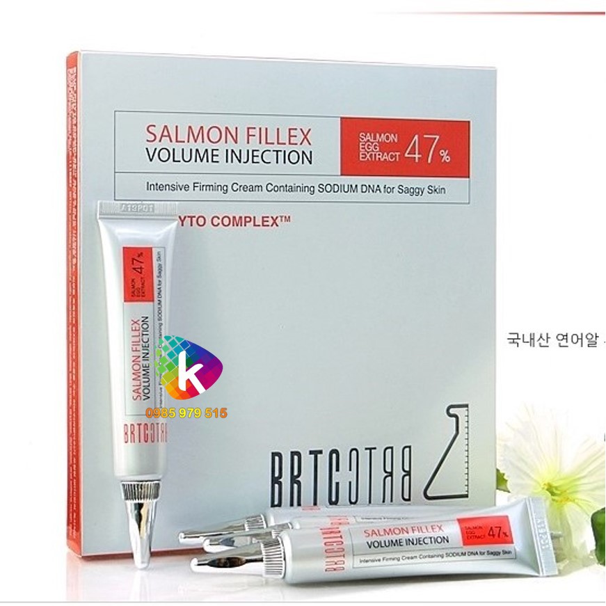 (Đủ Bill) Kem Dưỡng Tế Bào Gốc DNA Cá Hồi BRTC Salmon Fillex Volume Injection