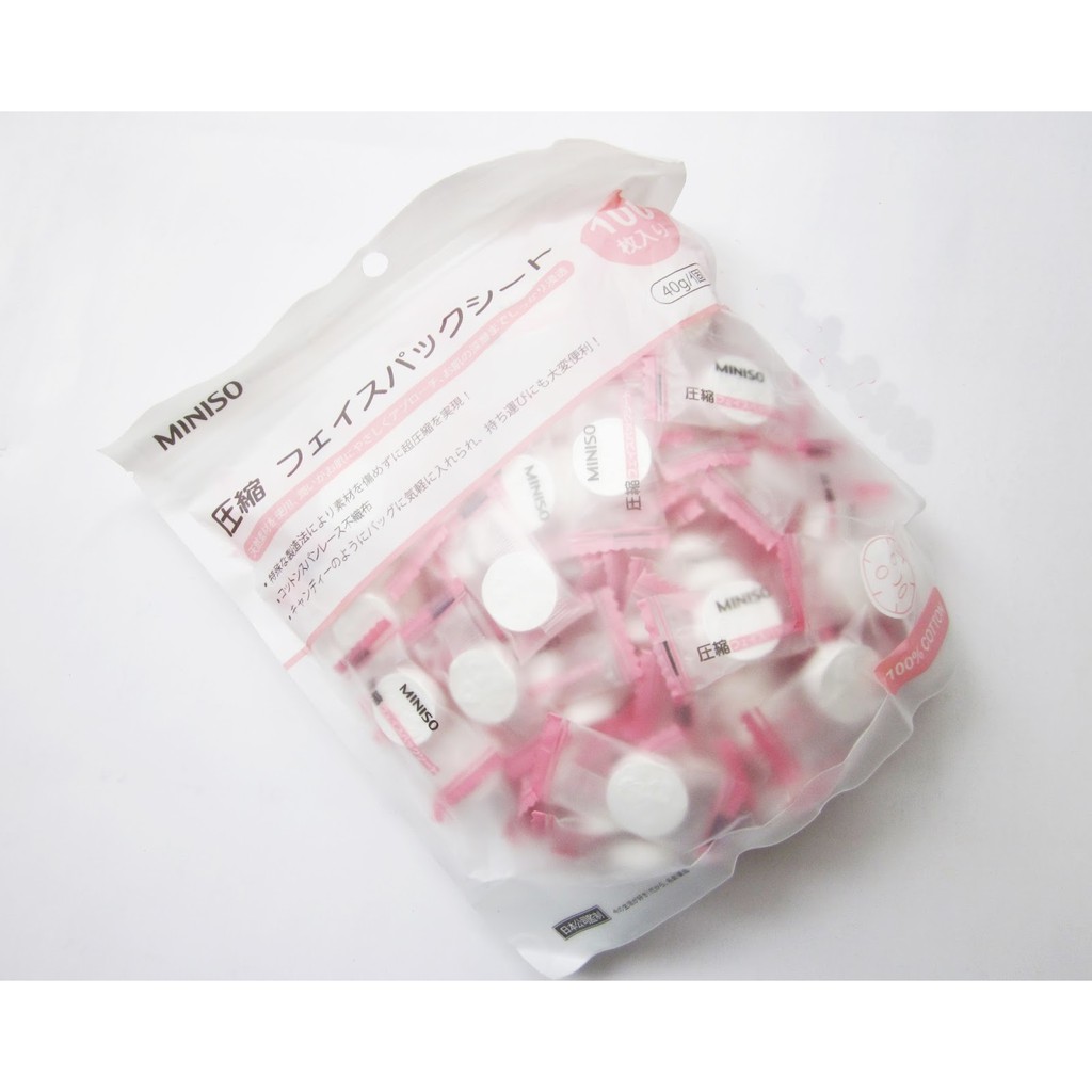 Mặt nạ nén Miniso Nhật Bản ( Túi )