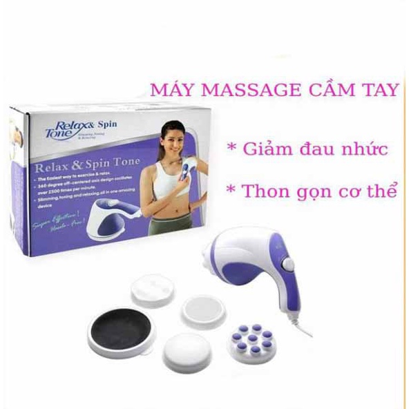 Máy mát xa cầm tay Relax, Máy matxa cầm tay, thư giãn đánh mỡ bụng hỗ trợ giảm mỡ toàn thân hiệu quả