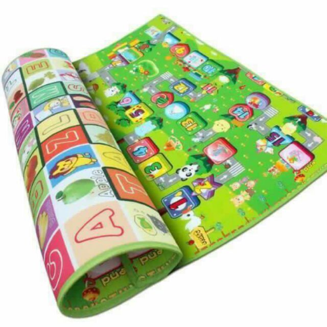 Thảm chơi maboshi 2mặt cho bé