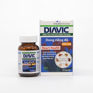Viên uống Diavic dong riềng đỏ lọ 30 viên nang