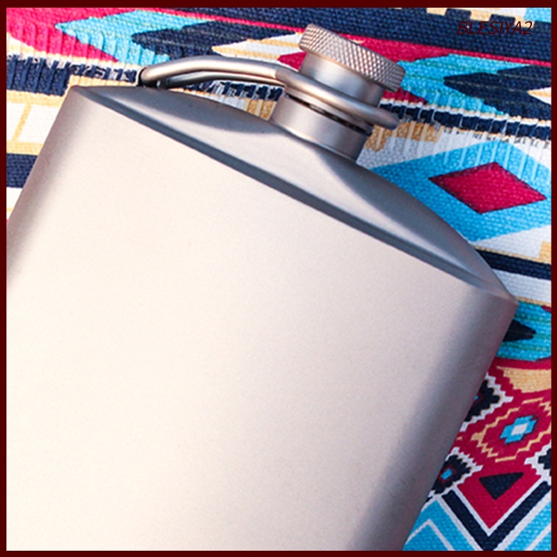 Portable Titanium Hip Flask Liquor Drink Bottle Container Barware 260ml/9 oz