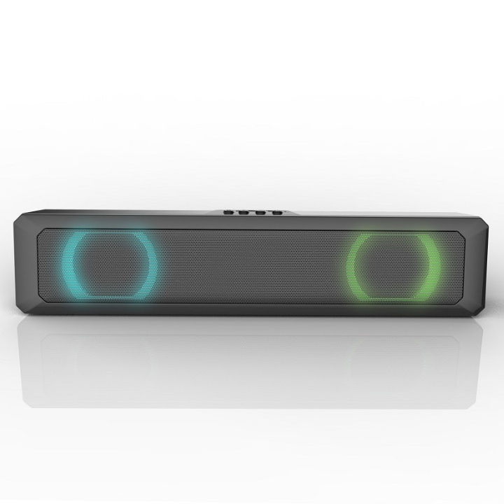 Loa Bluetooth A4 Không Dây Soundbar RGB Âm Thanh Vòm 3D Phiên Bản Đặc Biệt Dùng Cho Máy Tính Vi Tính, Có Đèn LED 2 mắt.