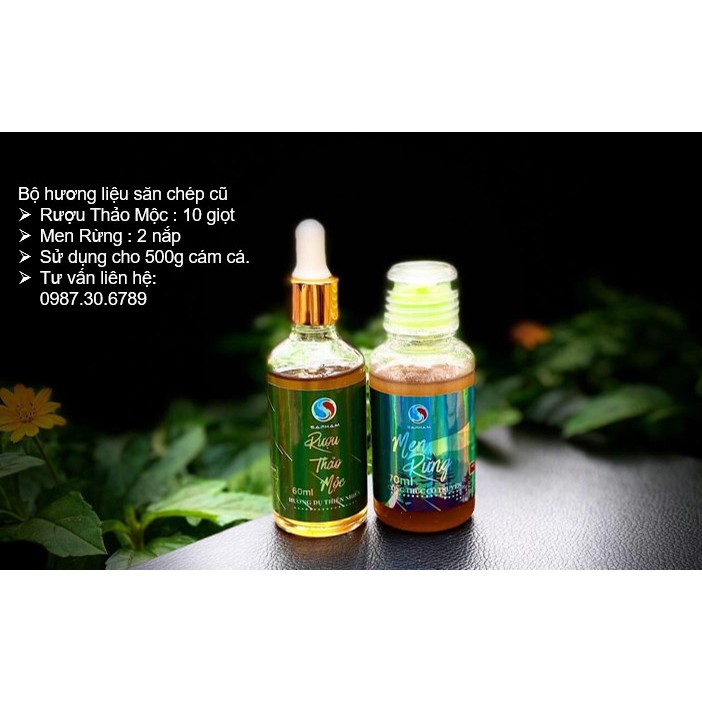Bộ hương liệu câu cá chép cũ Sa Phạm