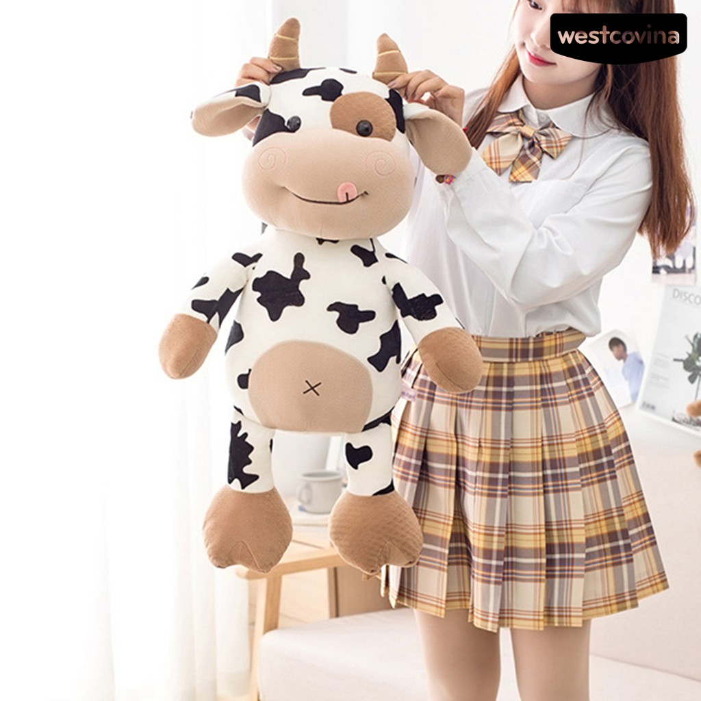Thú Nhồi Bông Hình Con Bò Đáng Yêu