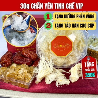 30g chân yến sào tinh chế siêu vip khánh hòa - yến sào nguyên chất 100% - yến sào khánh hòa chính hãng inest