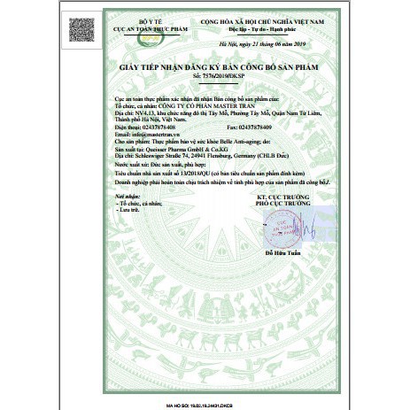 Belle Anti-aging Viên Uống Đẹp Da Giúp Giảm Nếp Nhăn, Ngăn Ngừa Nám Và Sạm Da Hộp 30 Viên