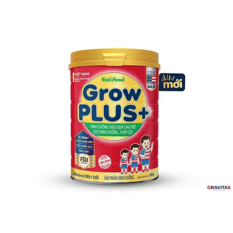 Sữa NutiFood Grow plus+ 900g