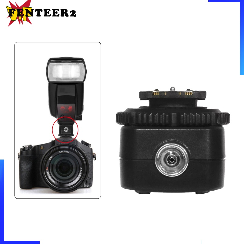 [Fenteer2  3c ] TF334 Pixel Hot Shoe Adapter for Sony A7R NEX6 RX1R RX10 RX100II HX50 Camera