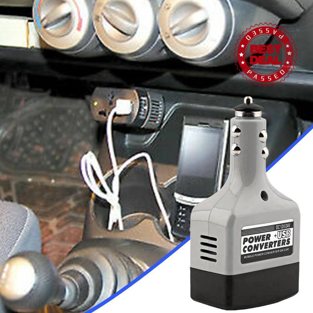 Thiết Bị Chuyển Đổi Nguồn Điện 220V USB Sang 12V/24V M2Z8 Cho Xe Hơi