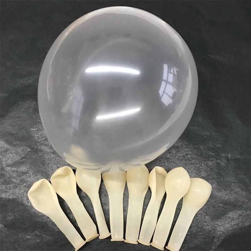 Set 10 bong bóng cao su trong suốt 5/18/36 inch dùng để trang trí tiệc