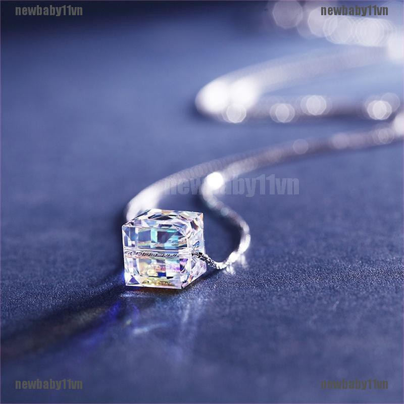 Vòng cổ Mặt Khối Pha Lê Ma Thuật Thời Trang Cho Nữ