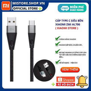 Cáp Siêu Bền Gen2 Tye-C Xiaomi ZMI AL706 chính hãng