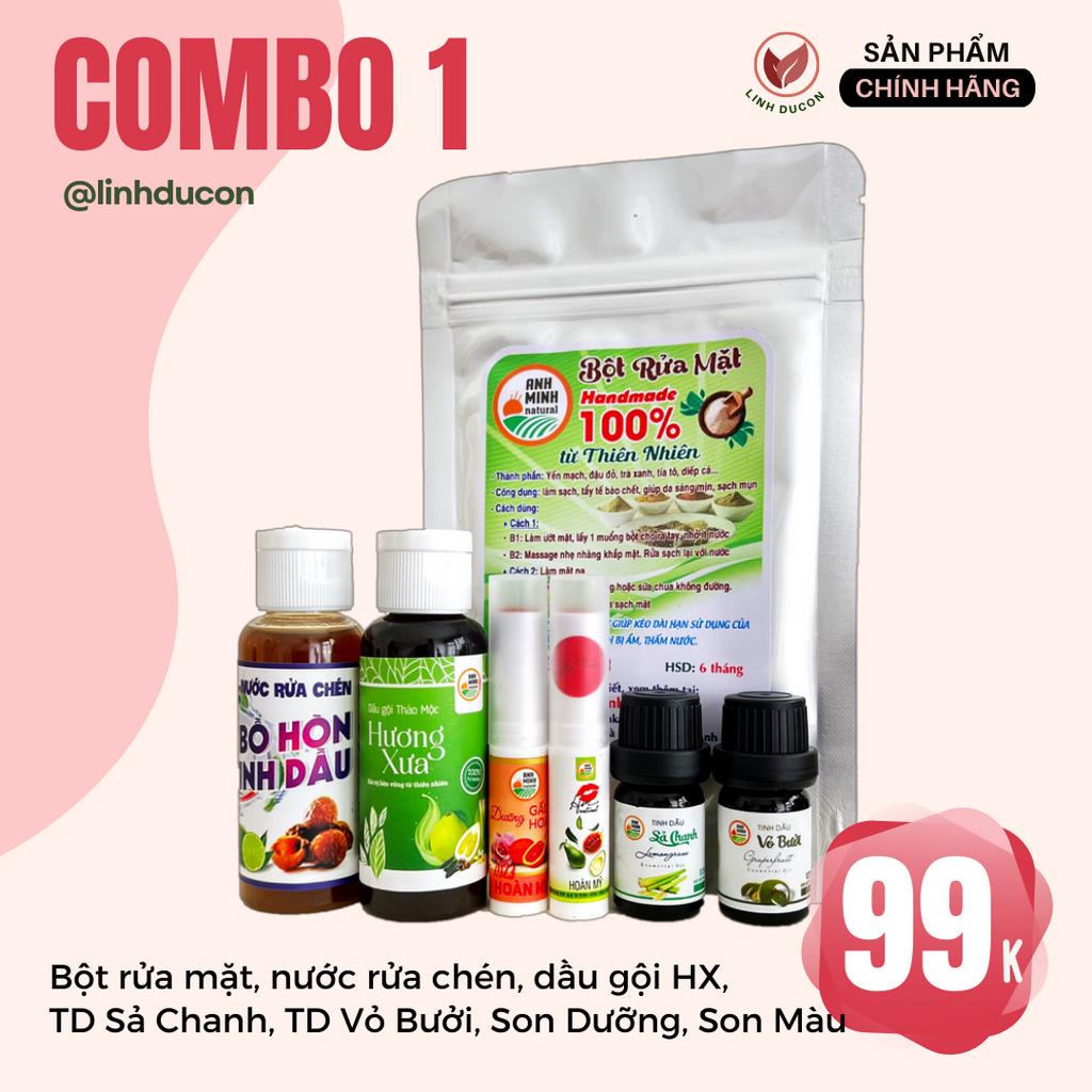 Combo Trải Nghiệm Dùng Sản Phẩm Thiên Nhiên | HTX Ánh Minh | Linhducon | 17 | BigBuy360 - bigbuy360.vn