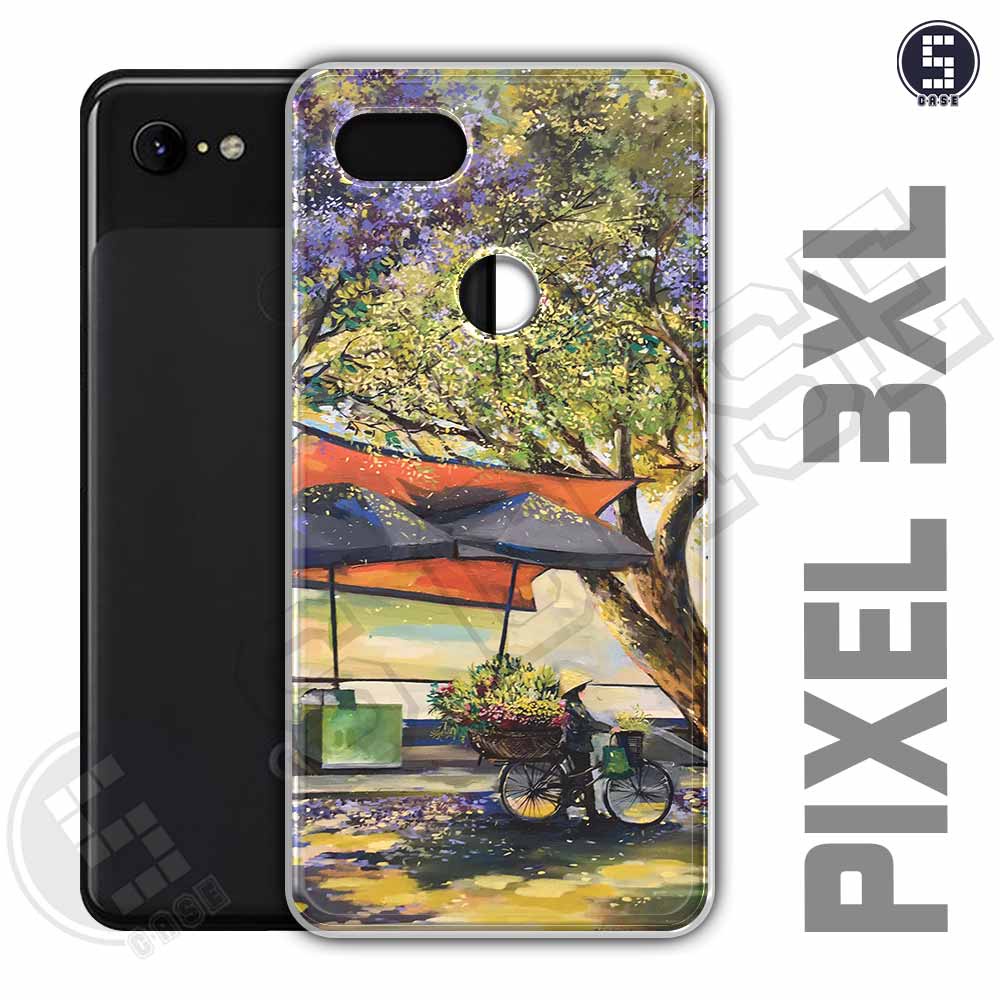 Ốp điện thoại Google Pixel 3XL Dẻo Chống Shock Nhiều Mẫu Tuyển Tập 12 Phố Cổ Sơn Dầu A602-CL12