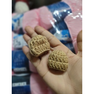 Tai Gấu Trang Trí Bằng Len (1 cái)