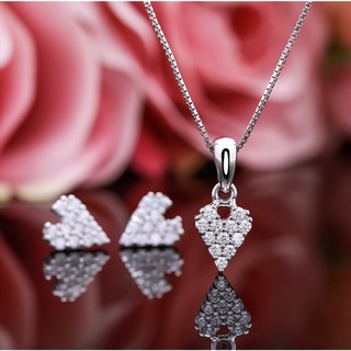 Bộ trang sức bạc Heart Of Princess