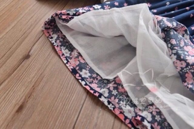 Váy kehzo bướm tím