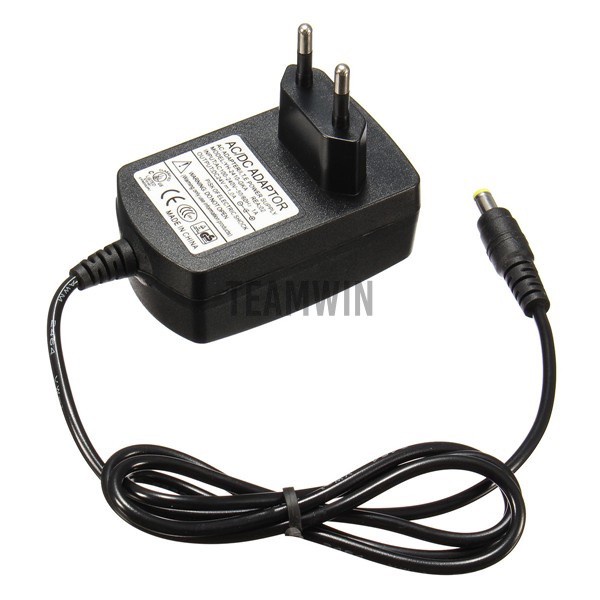 【Team】2 pin EU plug power supply unit Mains adapter AC 100-240V to DC24V 1A plug-in power supply unit