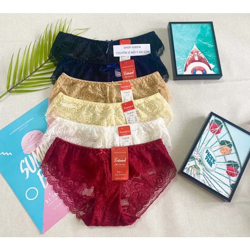 ♥️ Quần Lót Nữ ♥️ Quần Lót Ren Hàng Việt Nam ren hoa hồng