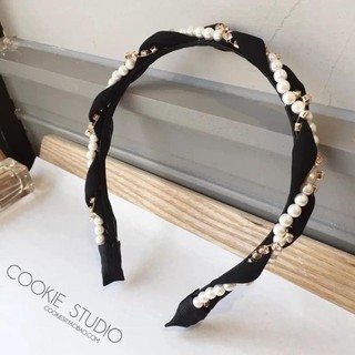 Bờm tóc đính đá và hạt tròn siêu xinh