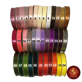 Ruy Băng Nơ Lụa Vải Gói Hoa, Gói Quà 2.5cmx100m