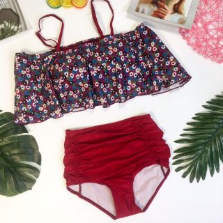 Bikini nhún bèo trễ vai siêu hot ( kèm hình thật)