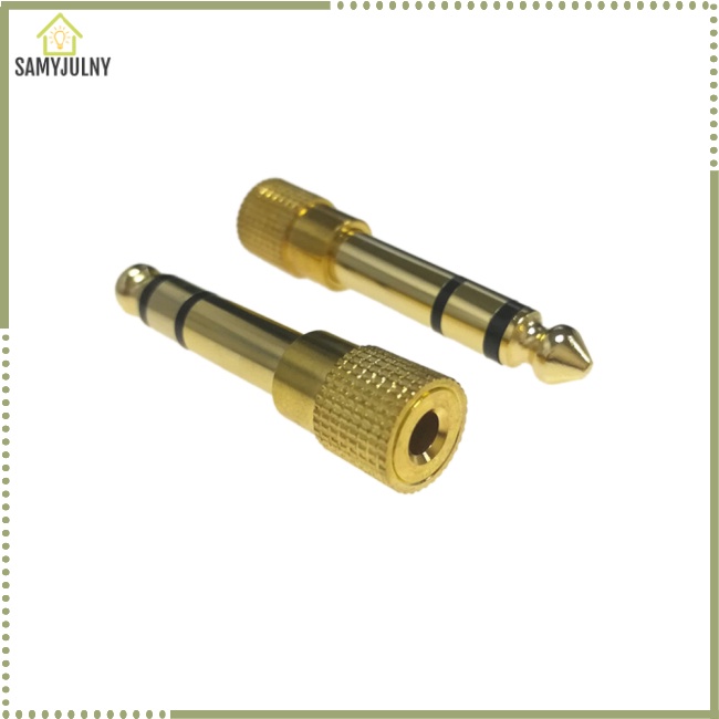 Giắc Cắm 3 Chấu TRS 6.5MM 3.5MM Kết Nối Âm Thanh 6.5 3.5 Aux
