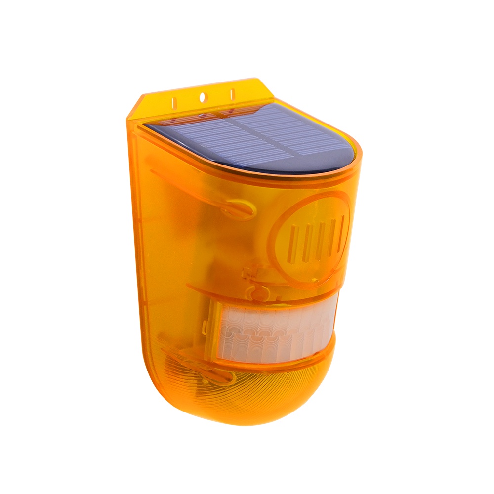 🔥🔥🔥Quality Solar Alarm Light Wireless IP65 Motion Sensor Outdoor Garden Security Lamp 110 Decibels Siren Strobe Security Alarm Solar Sound Warning Light