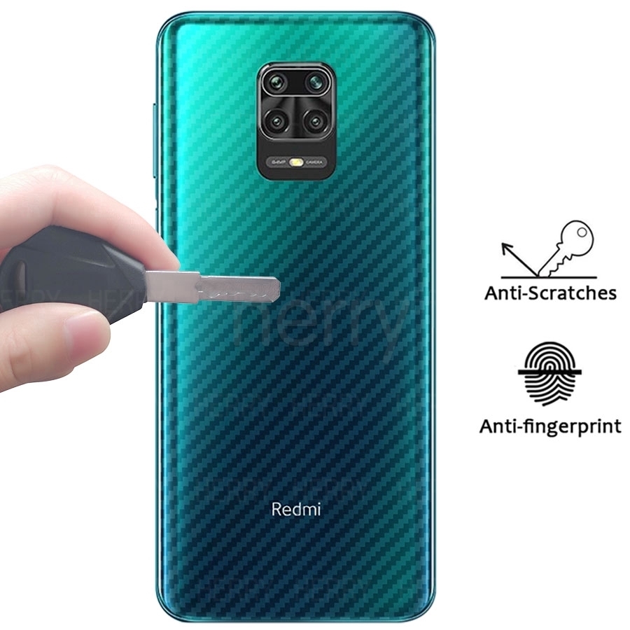 Cacbon Skin Dán Lưng Điện Thoại Miếng dán màn hình cho Xiaomi Mi Redmi Note 10 10S 11 11S 9 9s 8 7 Pro 11T 12 Lite 10T 8A K40 K20 Poco F3 M3 M4X3 NFC Chống Trầy