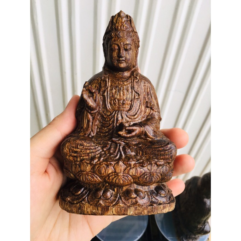 Tượng Phật Quan Âm trầm hương sánh chìm,bao thơm vĩnh viễn