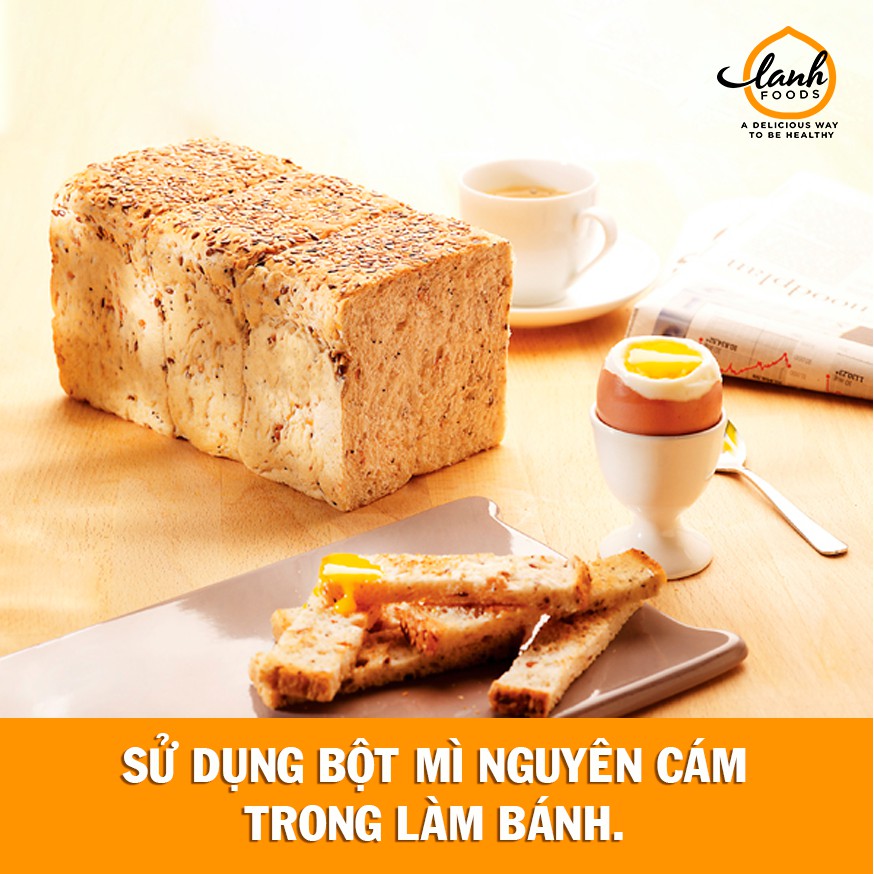 Bột mì nguyên cám 1KG-(Whole Wheat Flour)