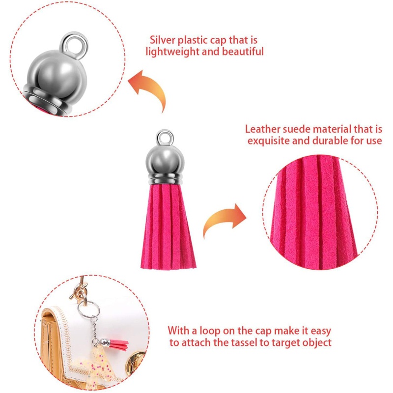 Flgo Bộ Trang Sức Tua Rua Móc Chìa Khóa Và Nhẫn Nhảy