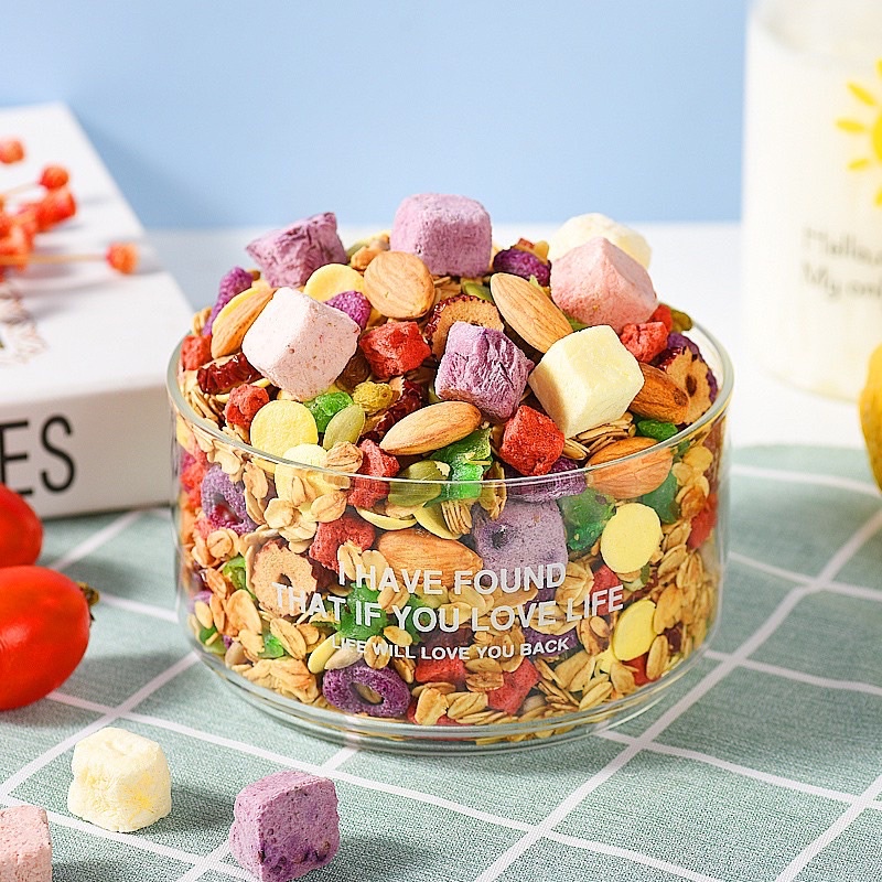 Ngũ Cốc Sữa Chua Hoa Quả Mix Hạt Dinh Dưỡng Ăn Kiêng Giảm Cân Gói 400g ZaZb