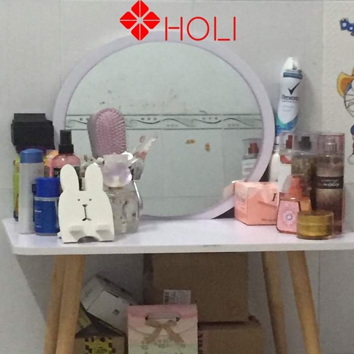 Bàn trang điểm đẹp ( AK13) Mặt bàn bo góc dày 15ly phong cách bắc âu ̣̣̣̣̣̣chính hãng.
