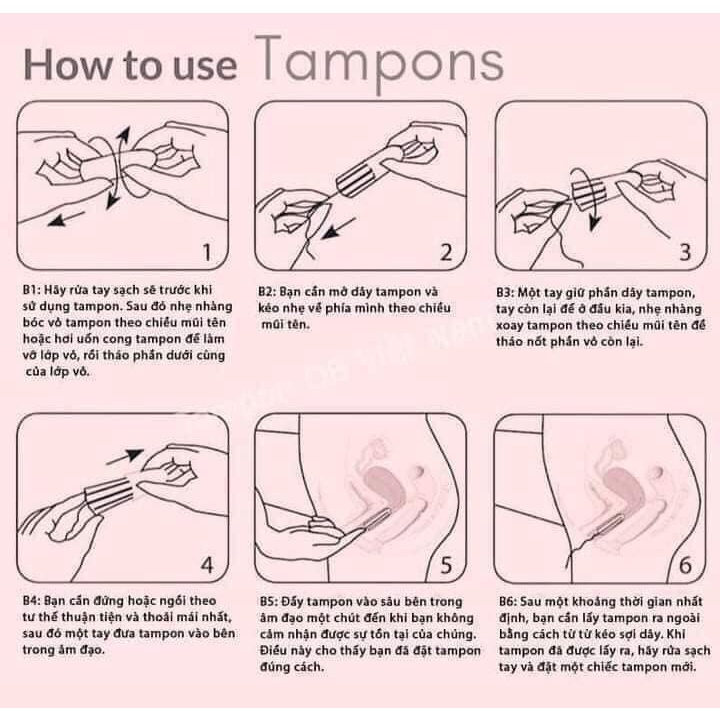 Băng vệ sinh tampon Jessa 3 giọt normal hộp 80 chiếc hàng Đức