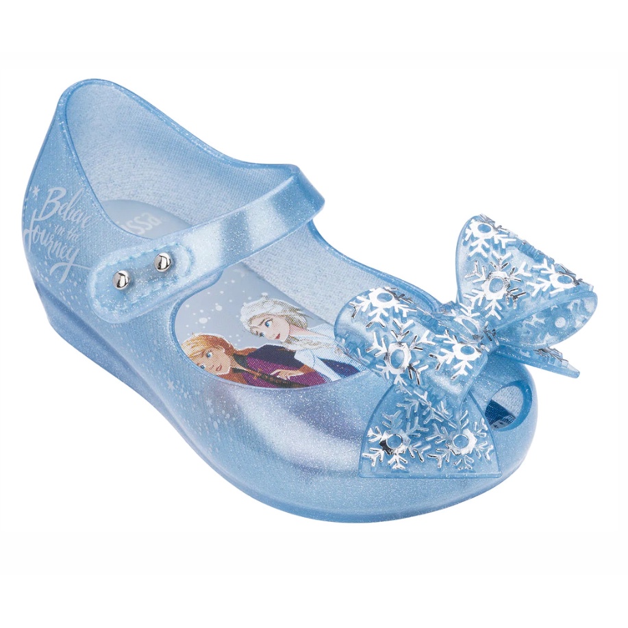 Giày nhựa thơm Melissa Ultragirl Frozen BB màu Xanh Ngọc Trai