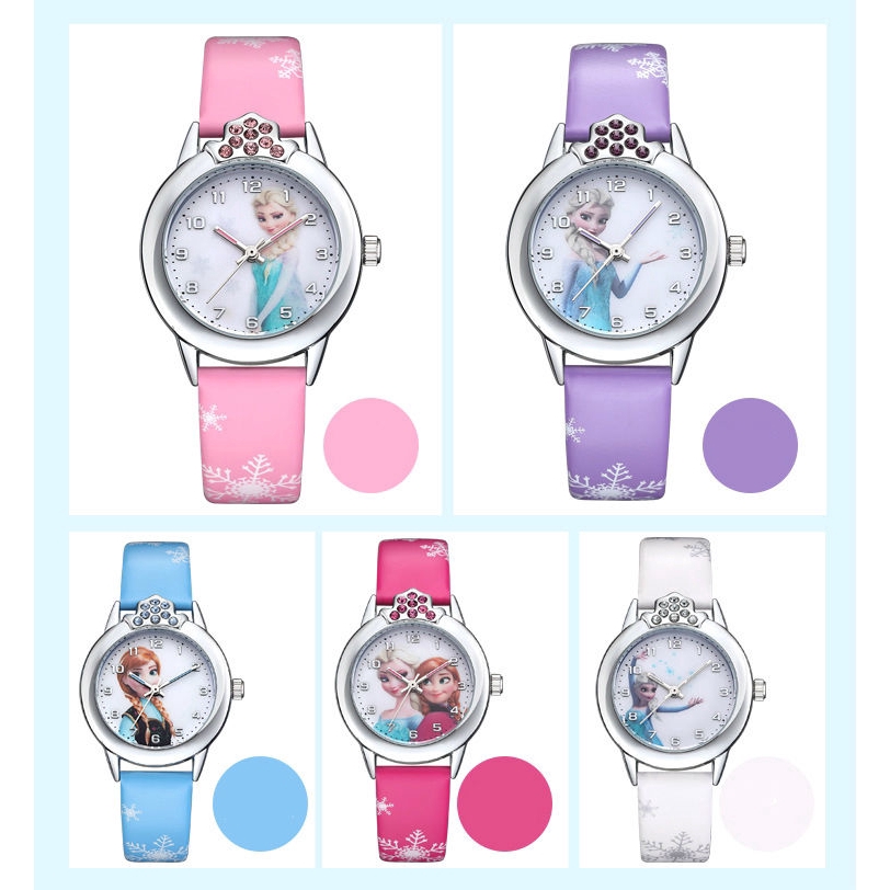 Đồng hồ Elsa &amp; Anna cho bé gái