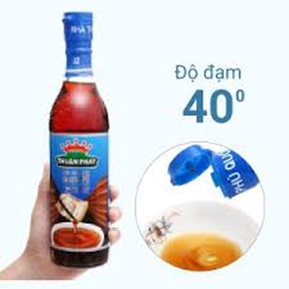 Nước mắm cá cơm thuận phát 40 độ đạm - chai 610ml