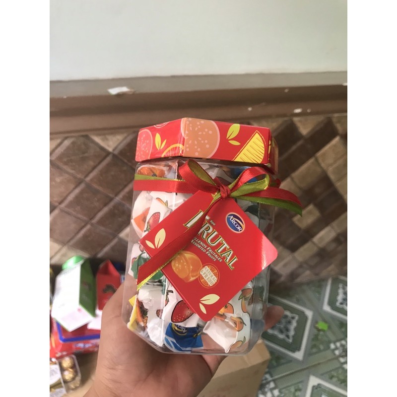 Kẹo sữa cà phê bạc hà arcor butter toffees hộp nhựa 300gr