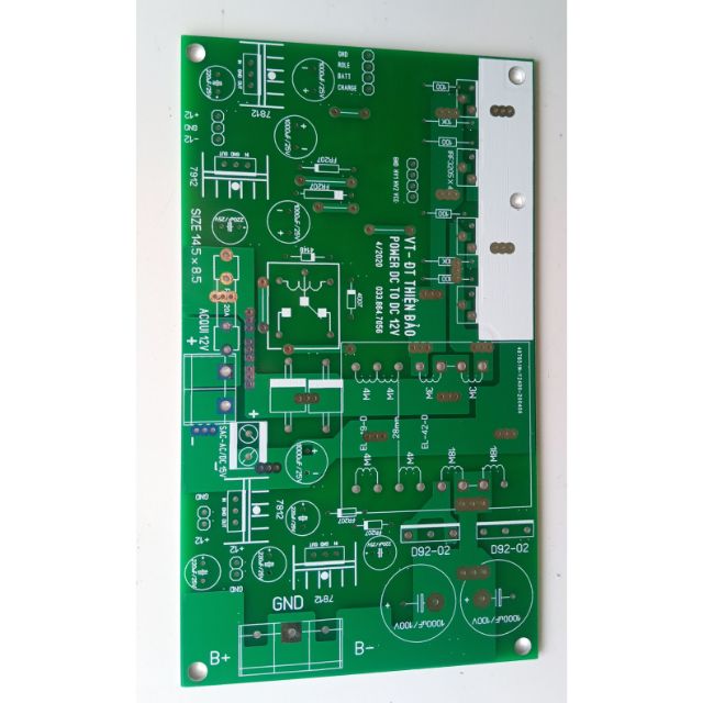 PCB nguồn boost 12V lên +-45...60...70v
