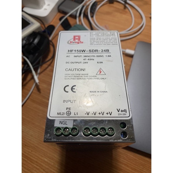 Nguồn tổ ong Hengfu HF150W-SRD-24B 24V 6A có đế gắn ray