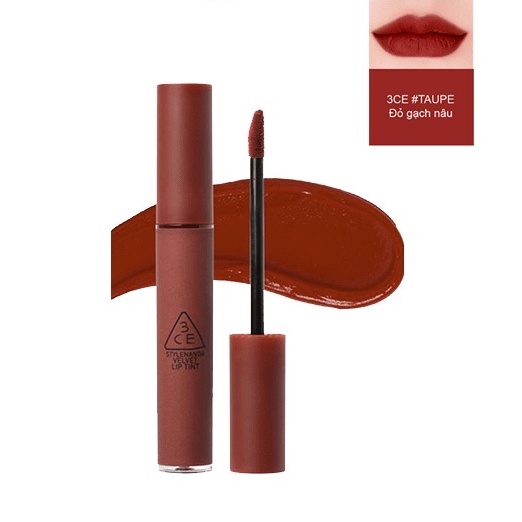 Son kem mềm môi 3CE Velvet Lip Tint thỏi tròn (4g)