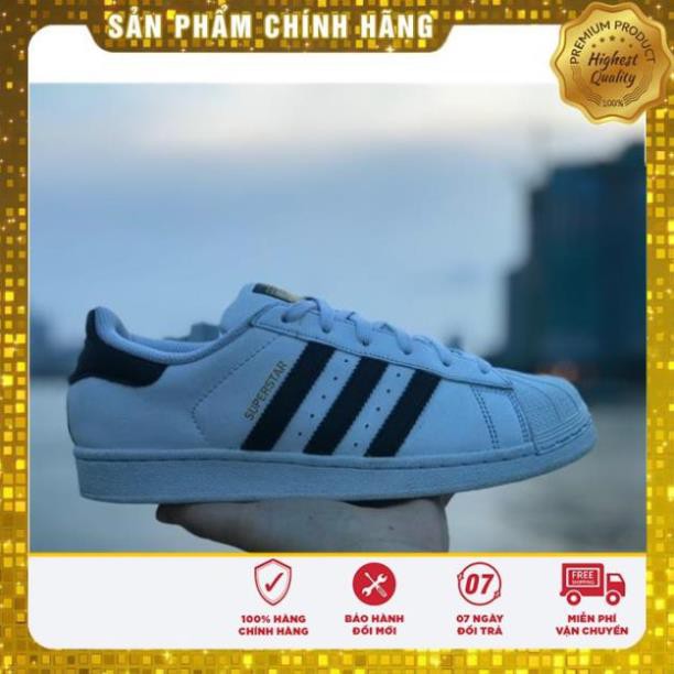 [Hạ Giá] Giày Superstar tem vàng secondhands -z11