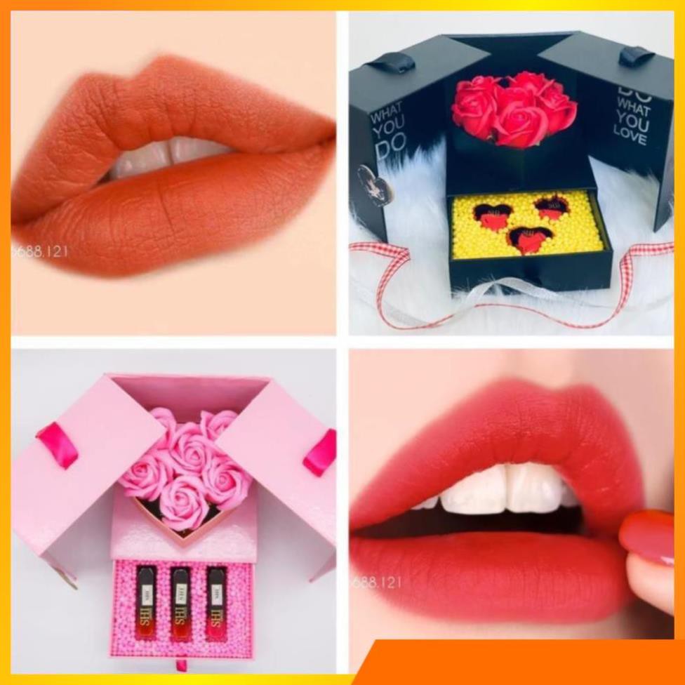 SÉT SON QUÀ TẶNG- SON KHÔNG CHÌ Son SHI- Son Kem Bền Màu, An Toàn ( 100% CHÍNH HÃNG) V V V . | BigBuy360 - bigbuy360.vn