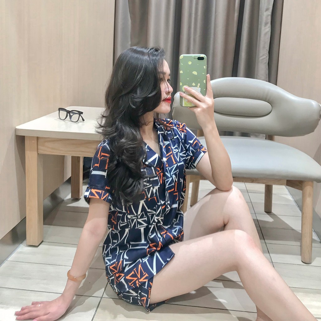Pijama - Bộ ngủ cộc Sammi_Beauty hàng Việt Nam Xuất Khẩu 2021